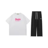 Белая рубашка с короткими рукавами + черные штаны