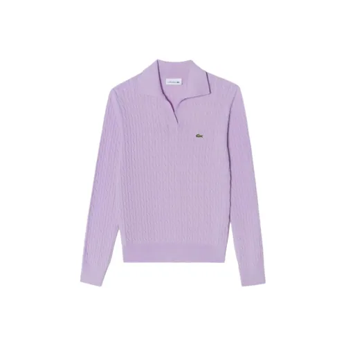 LACOSTE Фиолетовые Женские Свитеры