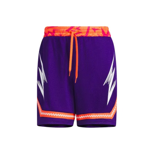 Adidas Баскетбольные шорты Мужские Колледж Фиолетовый