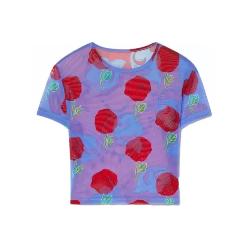 VERSACE Многоцветные Женские Короткие Топы