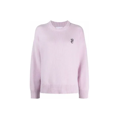 GANNI FW21 Свитер Женский Фиолетовый