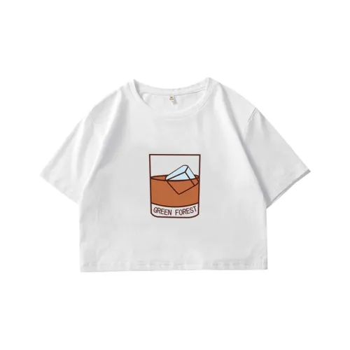 Green Forest Женские короткие топы