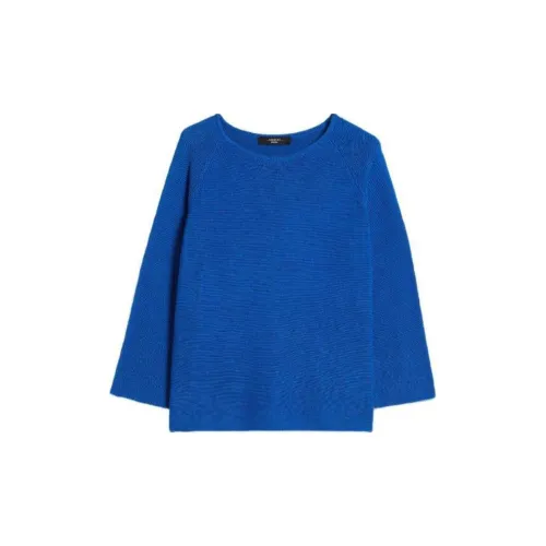 WEEKEND MaxMara Темно-синий Женские Свитеры