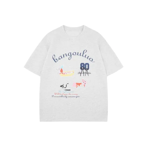 PLAY BUSH Серые Женские Футболки