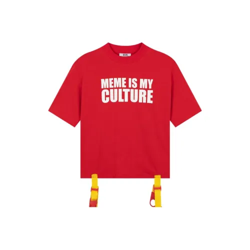 GCDS Красный Женские Короткие Топы