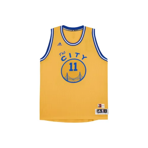 Adidas Баскетбольная Джерси Унисекс Желтая Синяя