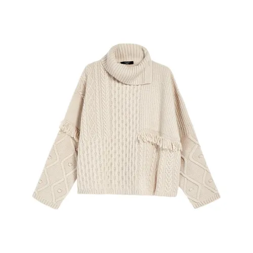 WEEKEND MaxMara Бежевые Женские Свитеры