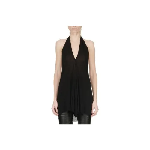 RICK OWENS Черные Женские Т-рубашки