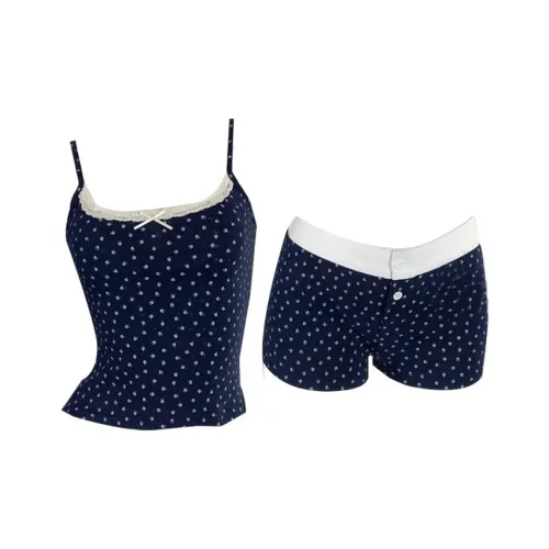 MEIJIAO Пижамный комплект женский синий