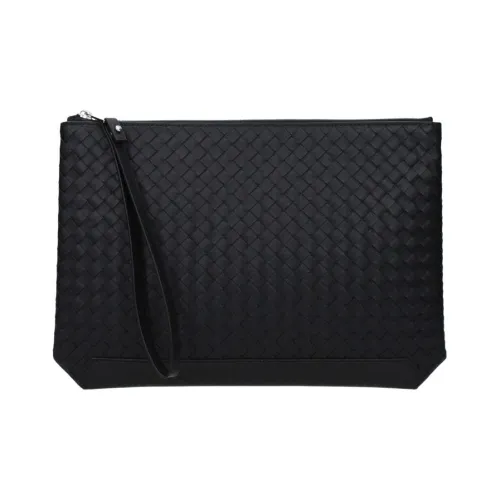 Bottega Veneta Кожа Клатч Маленький Мужской Черный