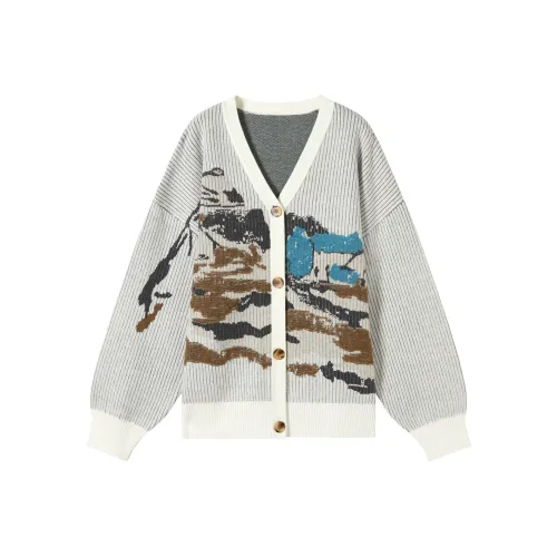 DIALOGUE x KAIYILAIWEN Свитер Женский Moon Белый