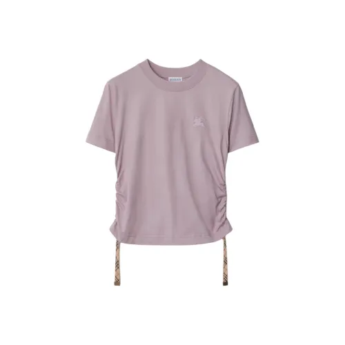 Burberry Стандартная T-рубашка Женская Фиолетовая