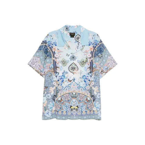 Camilla Светло-Синие Мужские Рубашки