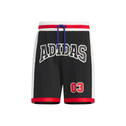 Adidas Черные Унисекс Баскетбольные Шорты