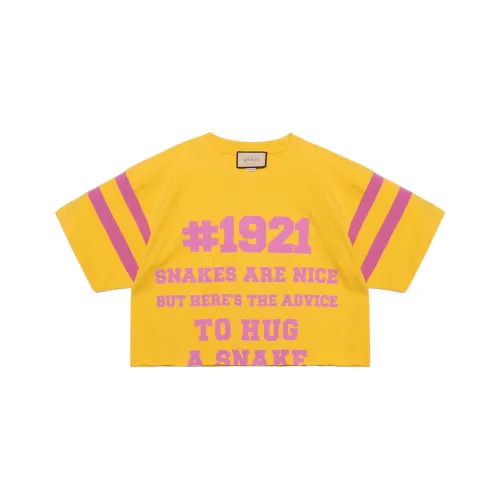 GUCCI Желтые Женские Футболки