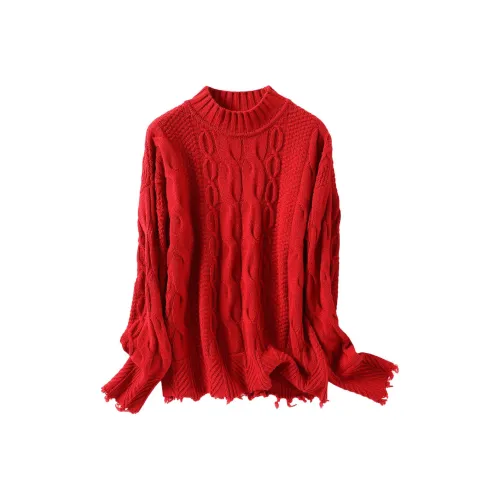 Vidolas Свитер Женские Элегантный Rhyme Красный