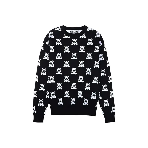 MOSCHINO Черный узор Женские свитеры