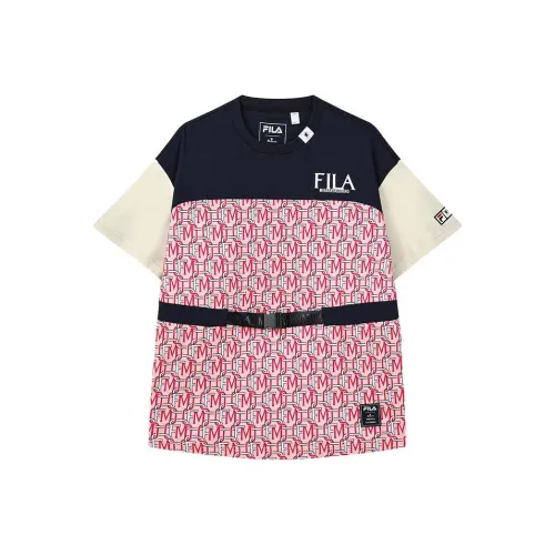 FILA Mihara Yasuhiro Коллаборация В избранном Arabic Розовый Женские Т-рубашки