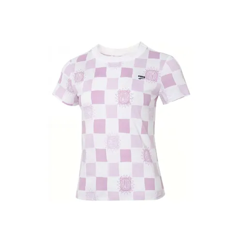 PUMA T-Shirt Женская Светло-фиолетовая