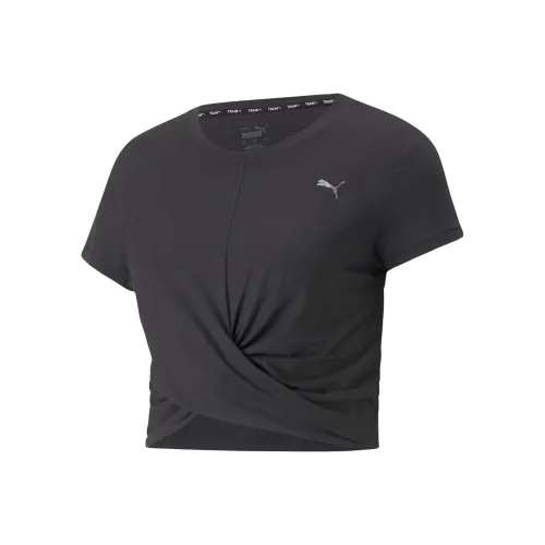 PUMA STUDIO YOGINI LITE TWIST T-рубашка Женская Черная
