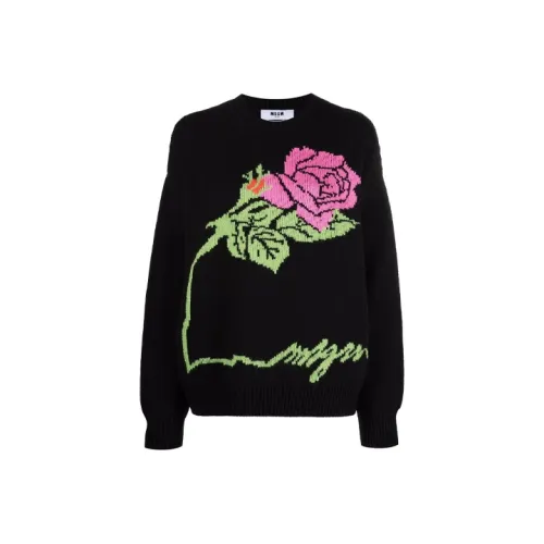 MSGM Черные Женские Свитеры