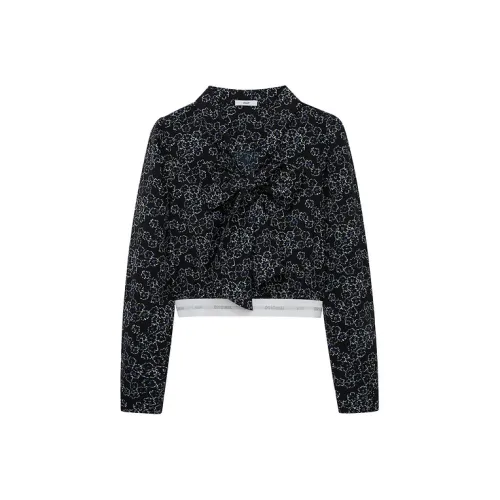 D'zzit Черные Женские Футболки