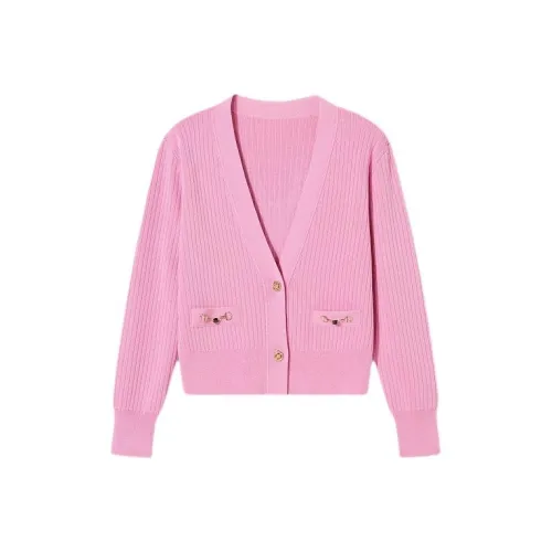 Goodland Свитер Женский Вишневый Цветок Розовый