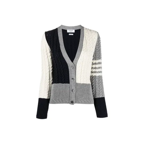 THOM BROWNE Серые Женские Свитеры