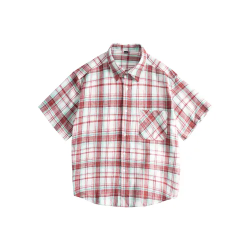 Lightning X Storm Рубашка Унисекс Красная Белая Клетка