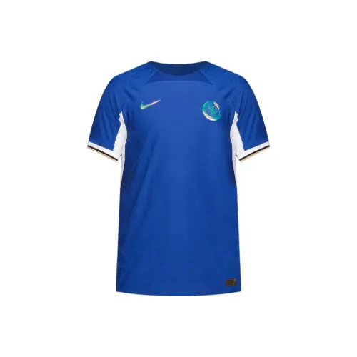nike Chelsea FC 2023 24 Match Дом Футбол Джерси Мужской Rush Синий Белый Клуб Золотой