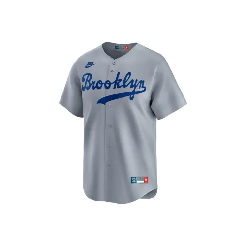 Nike x MLB Dri Fit ADVBrooklyn Dodgers Jackie Robinson Cooperstown Ограниченная футболка мужская белая
