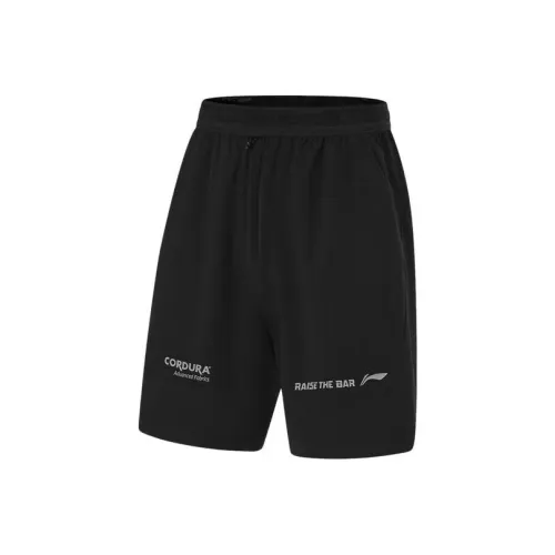 LINING Fitness Series Мужские спортивные шорты черного цвета