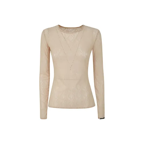 Marine Serre T-Shirt Женская Экрю