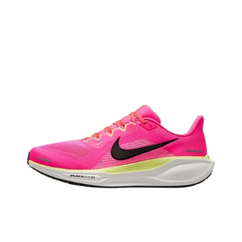 Nike Pegasus 41 Low Топ REACTX Пена Средняя подошва Повседневный Бег на длинные дистанции Спринт Беговые кроссовки Мужской Розовый