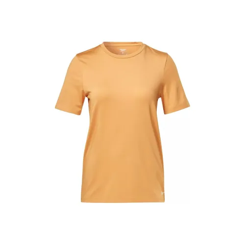 Reebok ID Хвост платья SPEEDWICK Tee T Рубашка Женские Апельсин
