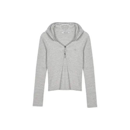 Nick Nicole SS25 Стандартная T-рубашка Женская Серого цвета