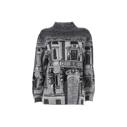 MSGM Черный/Белый Женские Свитеры