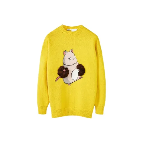 LOEWE Spirited Away Желтые Женские Свитеры