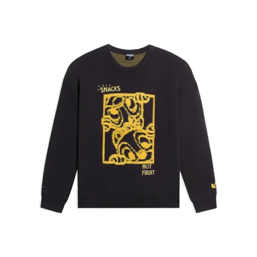 LiNing x Disney Sports Fashion Collection Свитер Женский Deep Охра Черный