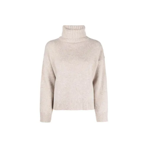 SPORTY & RICH Бежевый Женские Свитеры