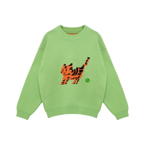 TEMPLER OF FAITH Свободный крой Свитер Женский Зеленый