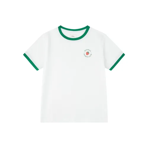 QIAODAN T-рубашка WOMEN'S JORDAN Белый Зеленый Жаба