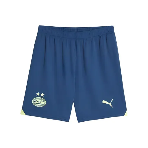 PUMA PSV Eindhoven 23 24 Футбол Шорты Футбол Нижнее Мужской Парус Синий