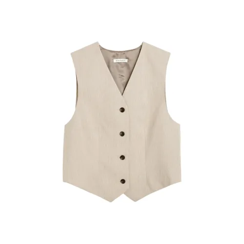 By Malene Birger Бежевые Женские Майки