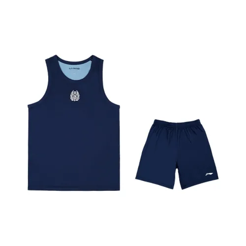 Подкладка Баскетбольный Костюм Мужской Синий