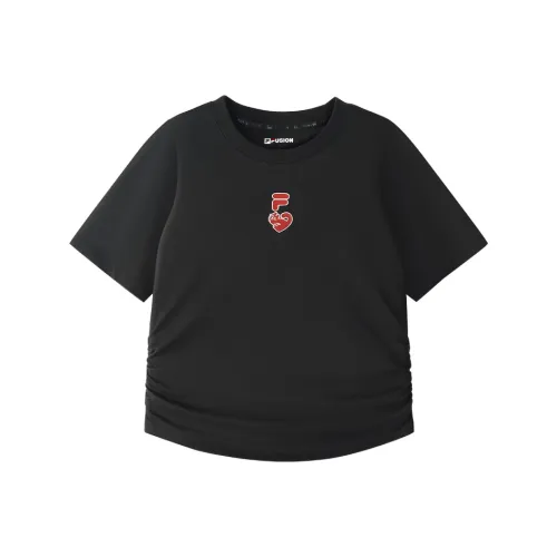 FILA FUSION Стандартная футболка женская черная