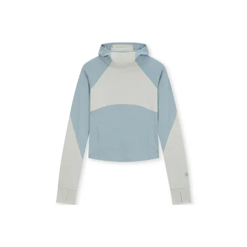 Безшовный крой, синий, женские футболки