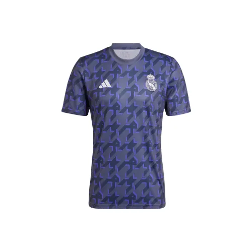 Adidas Real Madrid Pre Match Джерси Футбол Джерси Мужской Темно-синий