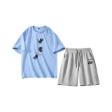 Три кошки светло-синий + Hi кошка K светло-серый