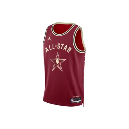 Jordan 2024 All Star Weekend Баскетбольная Джерси Мужская Красная